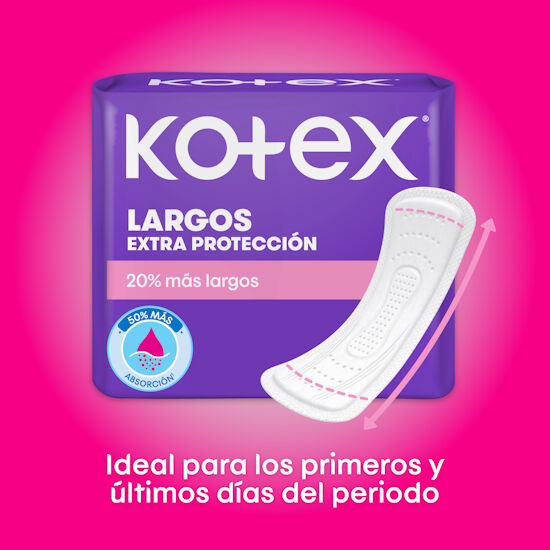 Protectores diaros Kotex Largos, 50 uds